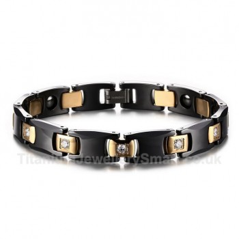 Titanium,Ceramic (One Pair) Black Bracelet