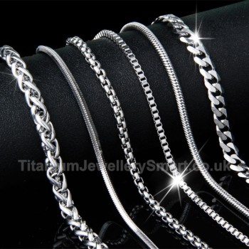 Titanium Mens Necklace