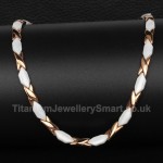 Titanium Sport Rose Gold Necklace