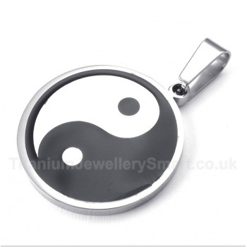 Titanium Tai Chi Pendant with Free Chain