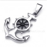 Titanium Rudder Pendant with Free Chain