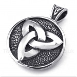 Titanium Celtic Knot Pendant with Free Chain