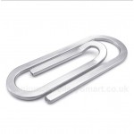 Titanium Paper Clip Pendant with Free Chain