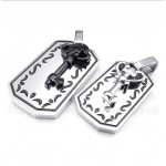 Titanium Key Couple's Pendant with Free Chain (One Pair)