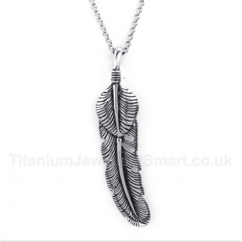 Titanium Pendant with Free Chain