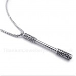 Titanium Pendant with Free Chain