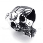 Titanium Skull Pendant with Free Chain