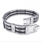 Titanium Rubber Bracelet