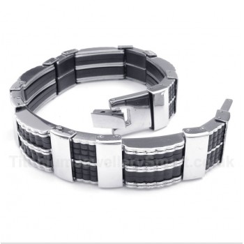 Titanium Rubber Bracelet