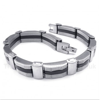 Titanium Rubber Bracelet