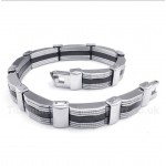 Titanium Rubber Bracelet