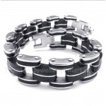 Titanium Rubber Bracelet