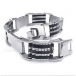 Titanium Rubber Bracelet