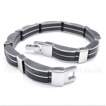 Titanium Rubber Bracelet