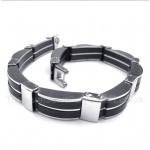 Titanium Rubber Bracelet