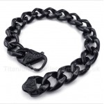 Titanium Casted Black Bracelet