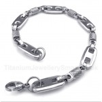 Titanium Round Beads Bracelet