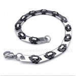 Titanium Black Round Bracelet