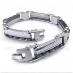 Titanium Black Serrated Bracelet