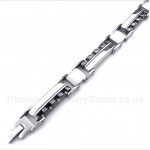 Titanium Black Serrated Bracelet