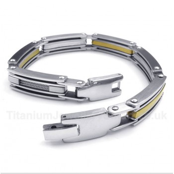 Titanium Gold Bracelet