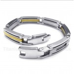 Titanium Gold Bracelet