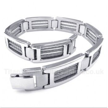 Titanium Cable Bracelet