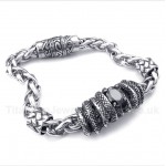 Titanium Casted Black Diamond Bracelet