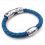 Titanium Leather Bracelet