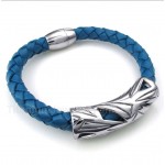 Titanium Leather Bracelet