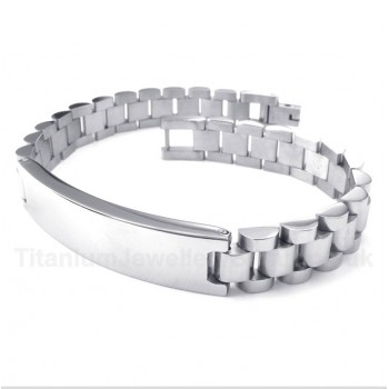 Titanium Bracelet with Crystal