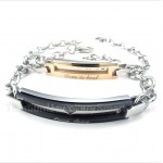 Titanium Black Couple's Bracelet