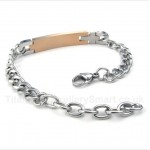 Titanium Diamond Womens Couple's Bracelet