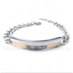 Titanium Crystal Womens Couple's Bracelet