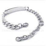 Titanium Diamond Womens Couple's Bracelet