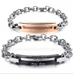 Titanium Couple's Bracelet