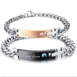 Titanium Couple's Bracelet