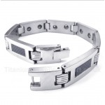 Titanium Carbon Fiber Magnet Bracelet