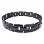 Titanium Magnet Black Bracelet