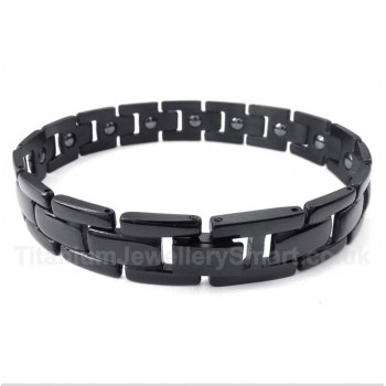 Titanium Magnet Black Bracelet