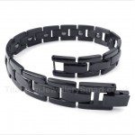 Titanium Magnet Black Bracelet