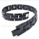 Titanium Magnet Black Bracelet