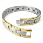 Titanium Magnet Gold Bracelet