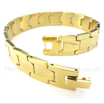 Gold Titanium Bracelet