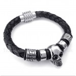 Leather Titanium Bracelet