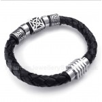 Leather Titanium Bracelet