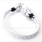 Leather Anchor Bracelet