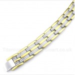 Titanium Gold Magnet Bracelet