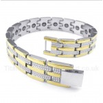 Titanium Gold Magnet Bracelet