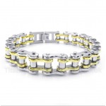 Titanium Gold Bracelet